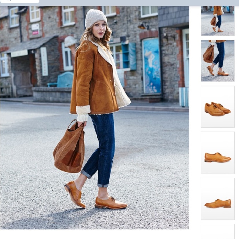 Celtic Co Classic Shearling Jacket. Whiskey - Picture 5 of 16